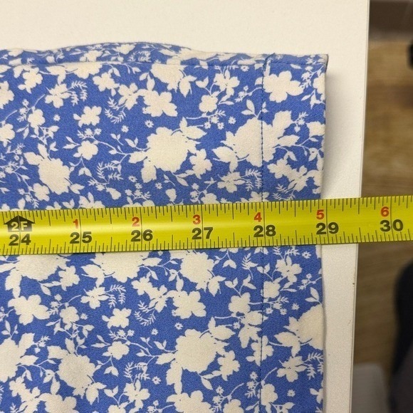 GB Gianni Bini Women's Blue and White Spaghetti Strap Small Mini Derby Dress - Picture 12 of 13